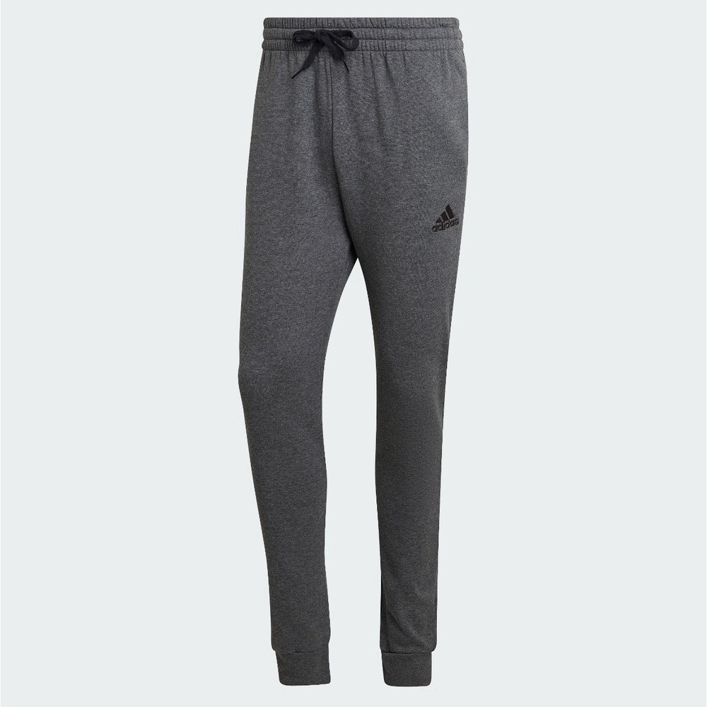 adidas men Essentials Fleece Regular Tapered Pants Big & Tall Size 6XL Gray NWT